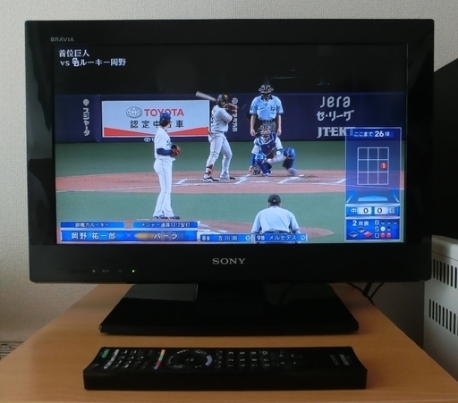 SONY BRAVIA  KDL-22CX400 地上・BS・110度CSデジタルハイビジョン液晶テレビ(TV台付き)