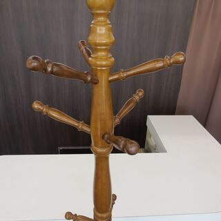 ■木製　ハンガーポール　傘たての画像