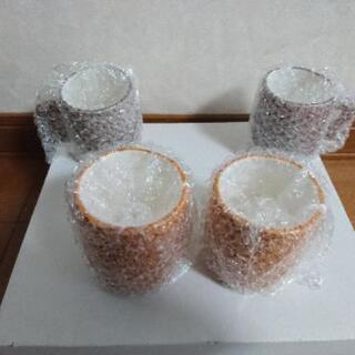 【新品】フクロウ ペア コップの画像