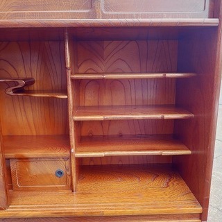 和茶棚 茶箪笥 上下2段『小傷あり、塗装浮きあり』【リサイクル