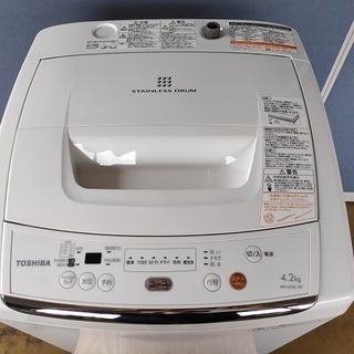 東芝　全自動洗濯機　AW-42ML『美品中古、小傷あり』2013年式 　【リサイクルショップサルフ】の画像
