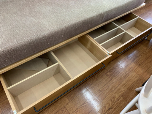 下収納付き!無印良品のソファーベッドです！！