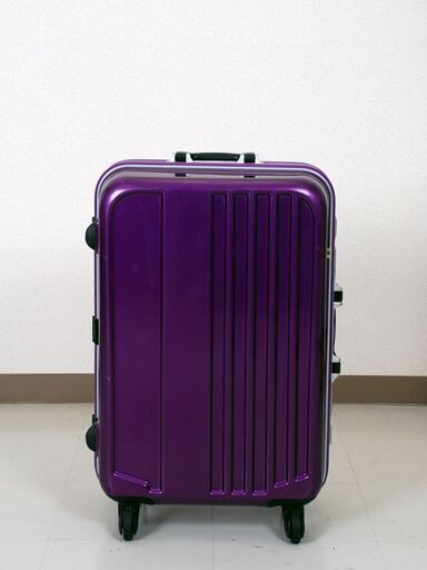 スーツケース 70L NEWソレイユ パープル サイズ約64×45.5×28.5cm