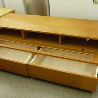 テレビボード 幅150㎝ 木製 ブラウン TVボード ローボード TV台 西岡店