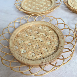 茶托 竹製の画像