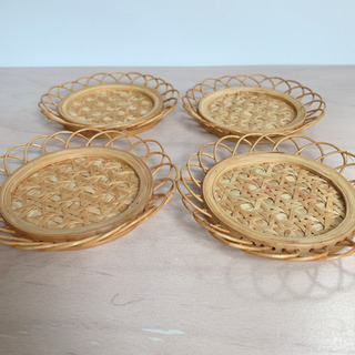 茶托 竹製の画像