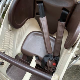 ブリジストンアシスト付き自転車　チャイルドシート前後付きの画像