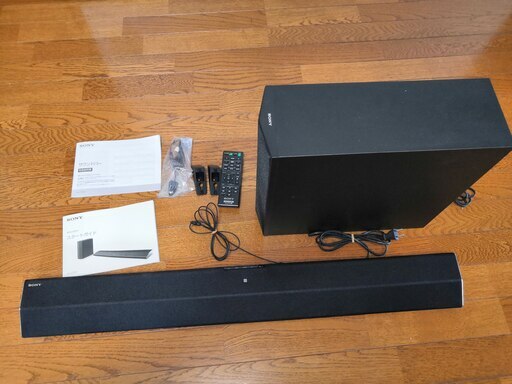 【美品】SONY HT-CT370 サウンドバー＆サブウーファーセット　ホームシアター　リモコン＆説明書付き