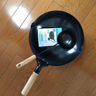 中華鍋30cm  新品（ファンシア）の画像