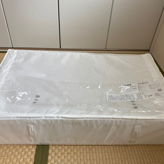 スクッブ　IKEA 収納　ホワイト　大