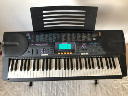 CASIO カシオ　光ナビゲーション　電子キーボード　CTK-660L