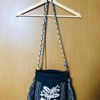 民族風の刺繍バッグの画像