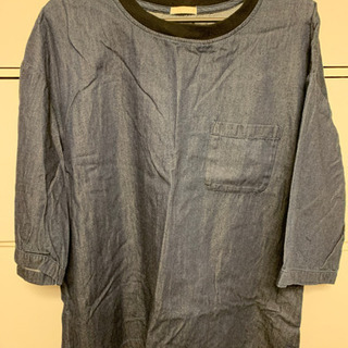 デニムカラーTシャツ