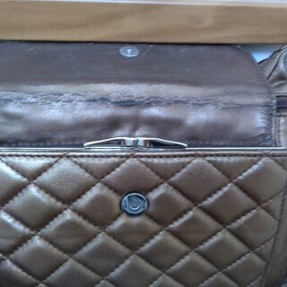 【中古】ルールドLodues!!!ブロンズゴールド財布付きショルダーバッグの画像