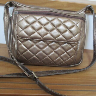 【中古】ルールドLodues!!!ブロンズゴールド財布付きショルダーバッグの画像