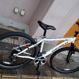 美品☆CHEVROLET[シボレー]CHEVY[シェビー]26吋 MTB Fサス/18speed/ホワイトの画像