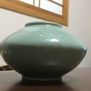 高麗青磁 世昌窯 花器 壺