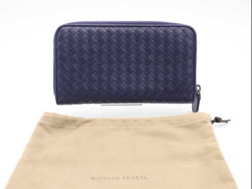 《BOTTEGA VENETA/イントレチャート ラウンドファスナー》ABランク