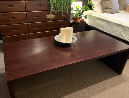 大塚家具　ダークブラウン　センターテーブル