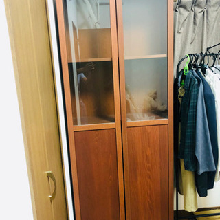 【決まりました】IKEA 本棚　ガラス戸