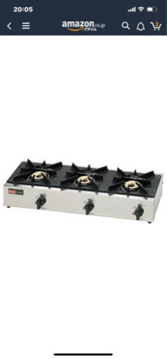 ★週末限定！業務用リンナイガスコンロ　3口 RSB-306A-13A