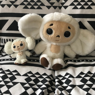 チェブラーシカ　ぬいぐるみ二体の画像