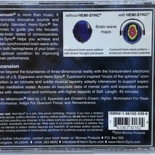ヘミシンク　「アセンション」　バイノーラル・ビートCDの画像
