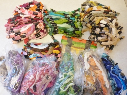 フランス　刺繍糸　大量　バラもＯＫ