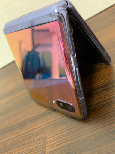 超美品　galaxy z flip パープル