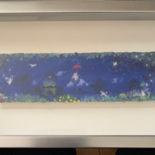 絵画　横山真弥　「空から来た女の子」の画像
