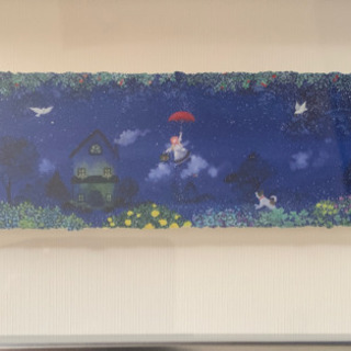 絵画　横山真弥　「空から来た女の子」の画像