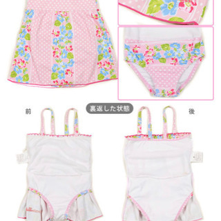 あげます　無料　0円　女の子　ワンピース　水着　100cm 2歳　の画像