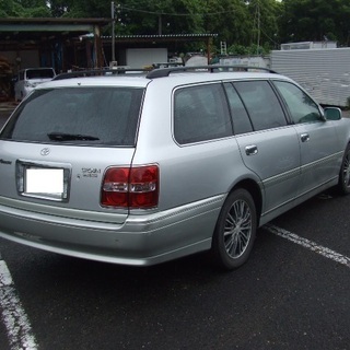 Ｈ14　クラウンエステート　アスリートサンルーフ　車検4年4月　ＥＴＣ　キーレス　社外アルミ　14843の画像