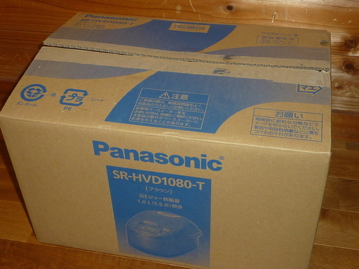 保証あり　Panasonic IHジャー炊飯器 1.0L（5.5合）炊き SR-HVD1080-T ブラウン