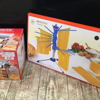 決まりました　パスタ　製麺　引き延ばし機　乾燥竿　中古　美品 　...