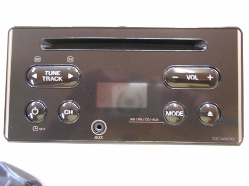 【新車外し】ダイハツ純正 7インチ オーディオ 新車外し美品ダイハツ純正CC-W67DCDチューナー (車買取専門
