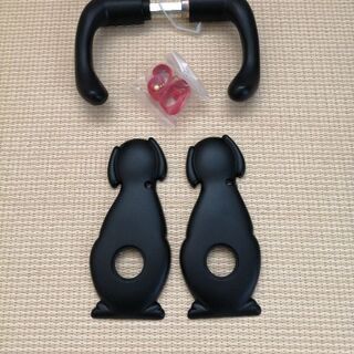 犬レバーハンドル　黒色