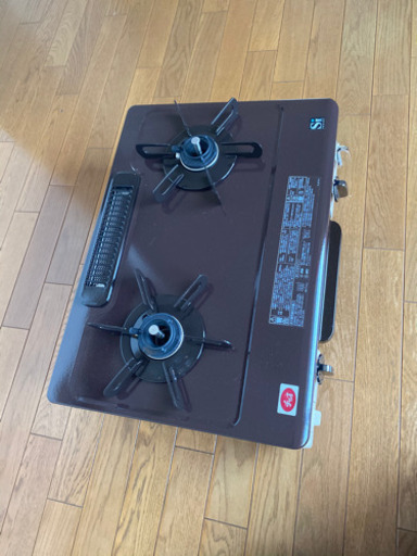 (取引済)二口コンロ