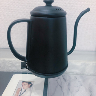値下げしました！オシャレケトル！！！ブラックの画像