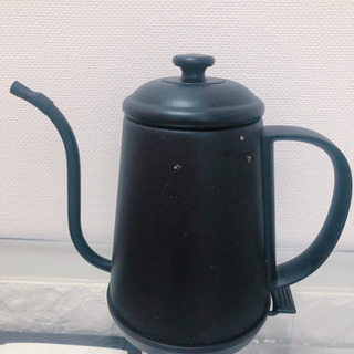 値下げしました！オシャレケトル！！！ブラックの画像