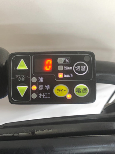 ブリヂストン アンジェリーノ　20インチ 3人乗り 8.7ah 黒　電動自転車　電動アシスト