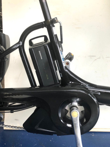 ブリヂストン アンジェリーノ　20インチ 3人乗り 8.7ah 黒　電動自転車　電動アシスト