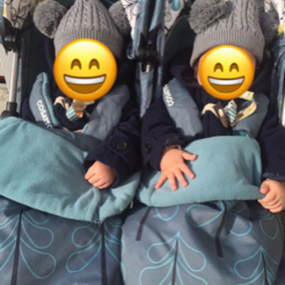 コサット 双子ベビーカー(横型) 市内お届け致しますの画像