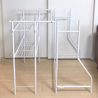 IKEA イケア ランドリーラック ホワイト ランドリーシェルフ/TORGNYの画像