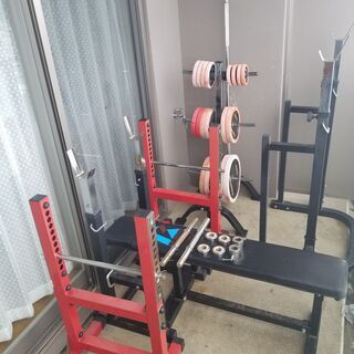 FIGHTING ROAD　バーベル、ダンベル、トレーニングセット　50,000円
