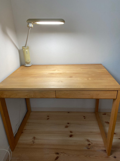 堀田木工　無垢材デスク　学習机