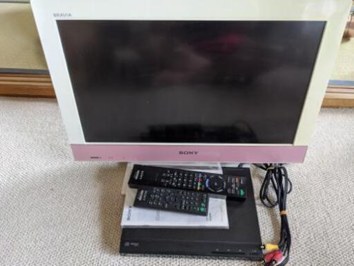 液晶テレビ22型\u0026DVDプレイヤーセット！