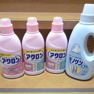 毛用洗剤、洗濯用のりほか