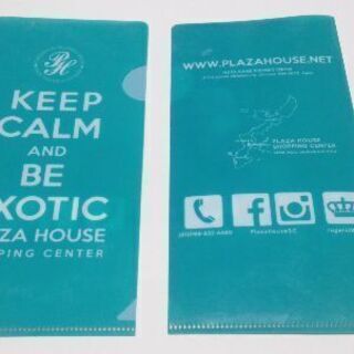 KEEP CLAM … の縦長クリアホルダー
