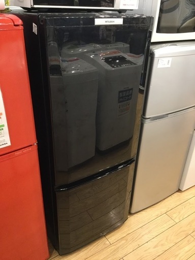 【安心６カ月保証付】MITSUBISHI 2ﾄﾞｱ冷蔵庫 MR-P15T-B 2012年製 【ﾄﾚﾌｧｸ桶川店】